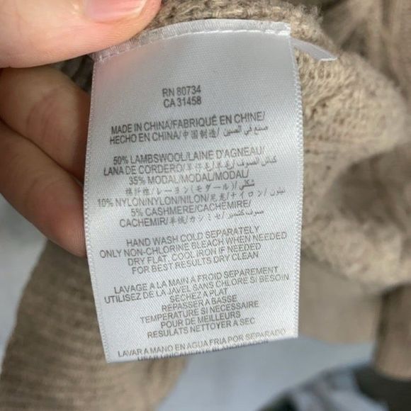 BCBG MaxAzria Beige Poncho/Cardigan S - Picture 6 of 9